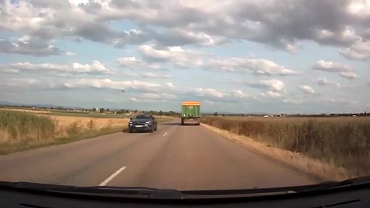 Je double un tracteur