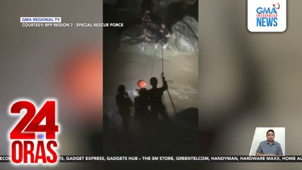 Isang stranded malapit sa talon, patay, 3 nasagip nang rumagasa ang tubig | 24 Oras