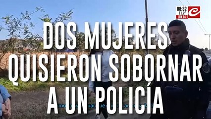 Quisieron sobornar a un policía, terminaron escrachadas y detenidas