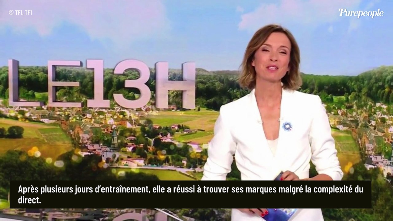 La nouvelle est tombée quelques heures plus tôt ! Isabelle Ithurburu présente son premier JT du 13H dans un contexte particulier