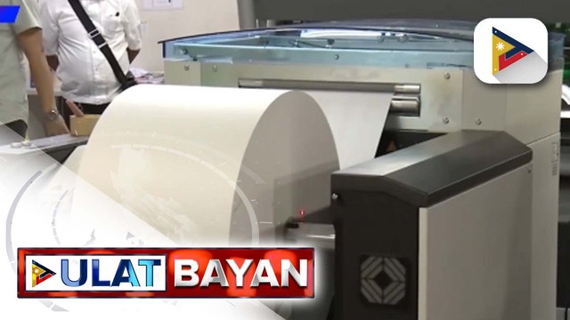 Pag-imprenta ng test ballots para sa BARMM parliamentary elections, nagsimula na