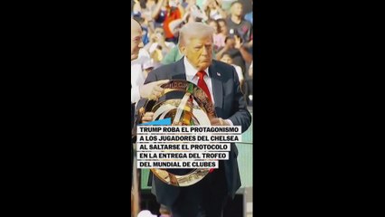 Trump roba el protagonismo a los campeones en el Mundial de Clubes