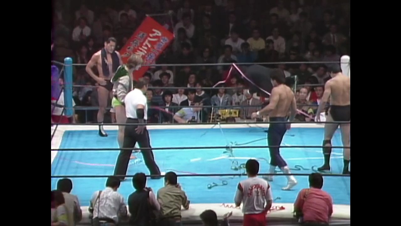 Antonio Inoki & Kevin Von Erich vs. Kengo Kimura & Keiji Muto (11/3/1986)