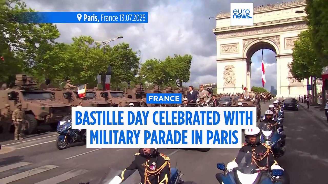 France celebrates Bastille Day with annual military parade in Paris