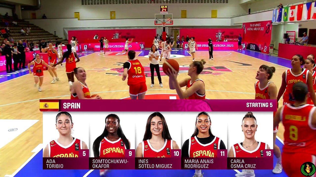 02 España - Japon Grupo D Mundial sub 19 femenino Rep Checa 2025