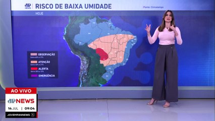 Centro-Sul do Brasil não deve ter chuva | Previsão do Tempo