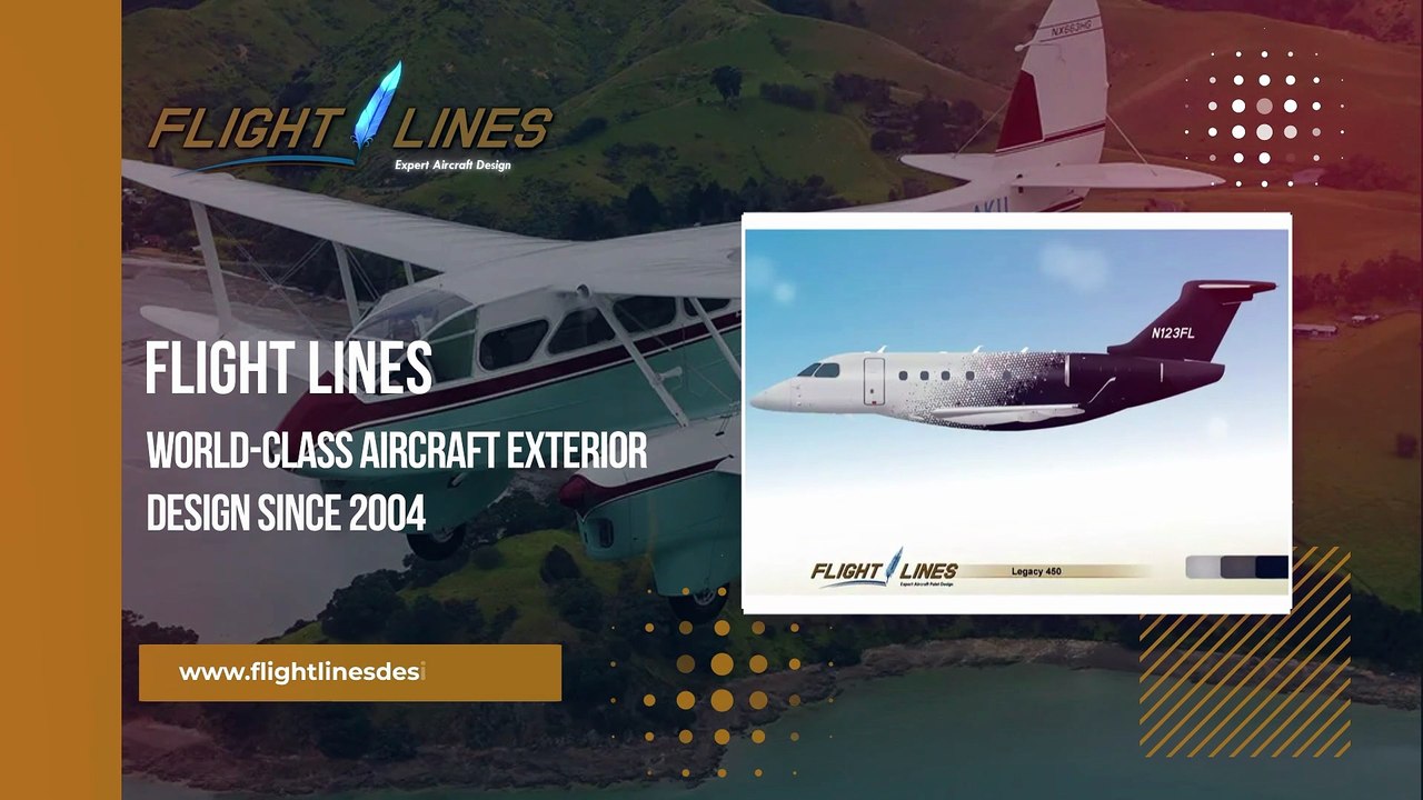 Stunning Aircraft Paint Schemes by Flight Lines Design