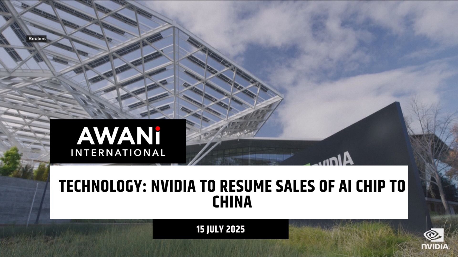 Technology: Nvidia to resume sales of AI chip to China