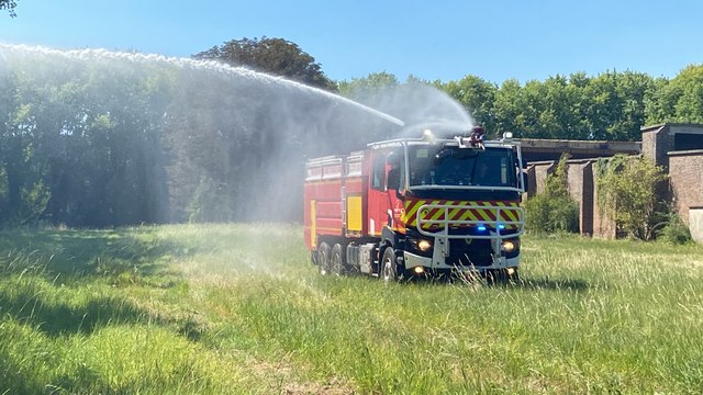 Renforts pompiers Sdis 59 dans le Sud