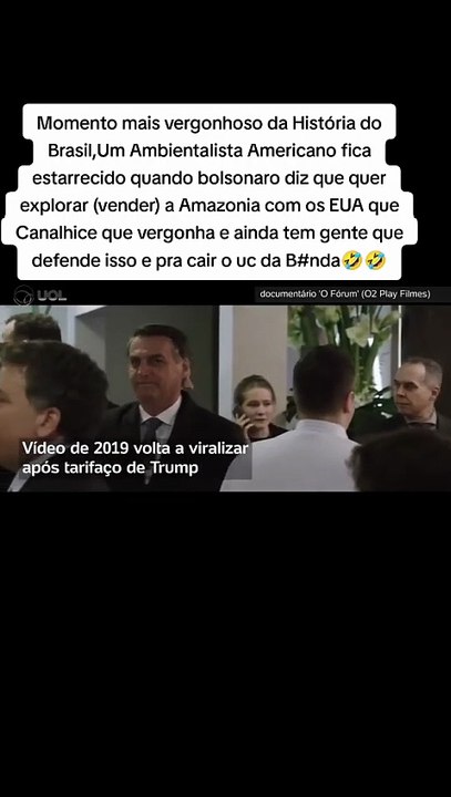 Bolsonaro deixa Ambientalista Americano Horrori...