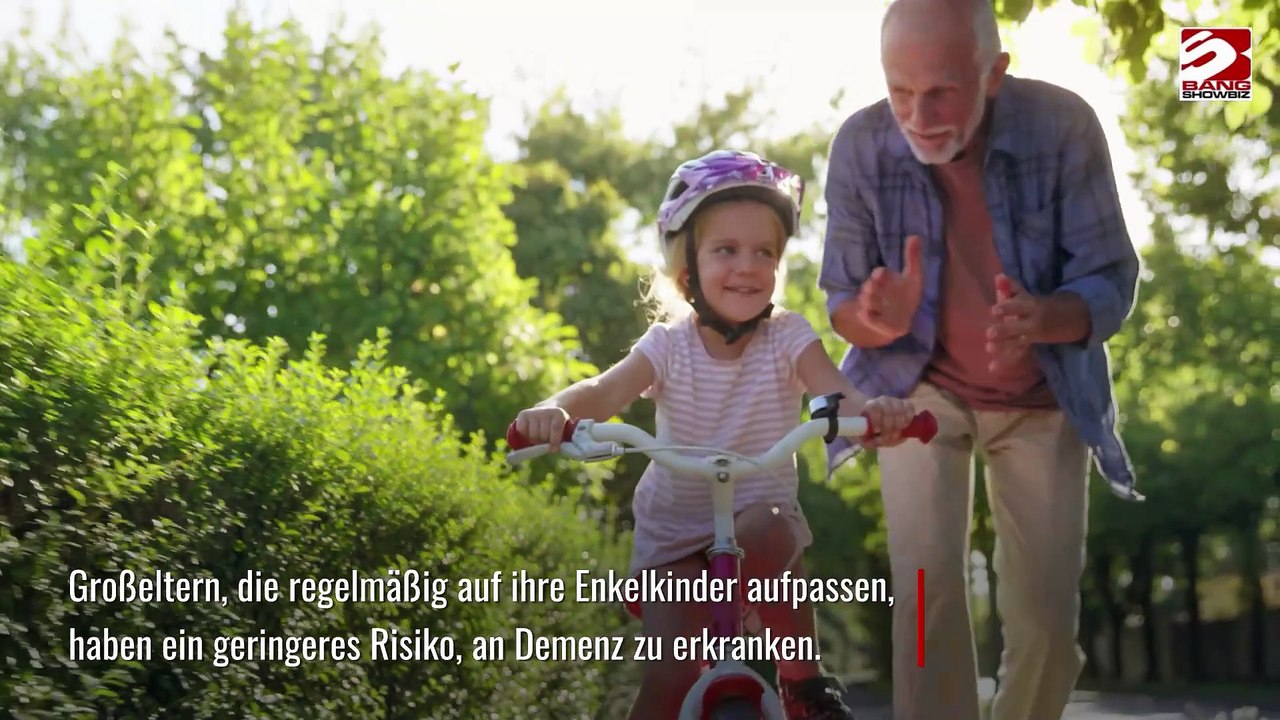 Großeltern, die auf Enkel aufpassen, erkranken seltener an Demenz