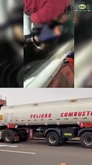 Llevaban a menor en tanque de cisterna boliviana.