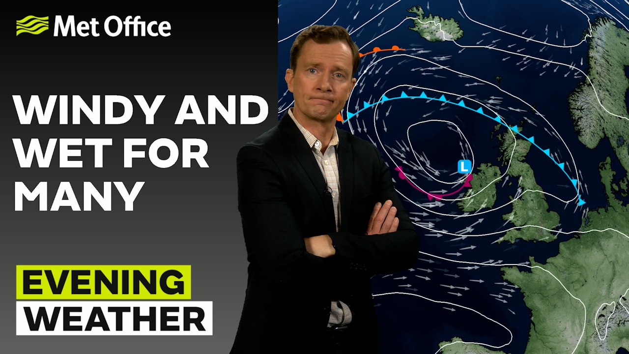 Met Office Evening Weather Forecast 14/07/2025 - Drier southern and central areas
