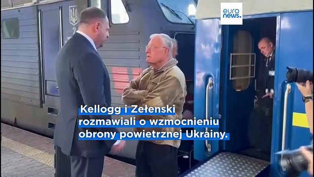 Wojna w Ukrainie: specjalny wysłannik Trumpa Keith Kellogg spotkał się z Zełenskim