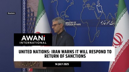 United Nations: Iran warns it will respond to return of sanctions