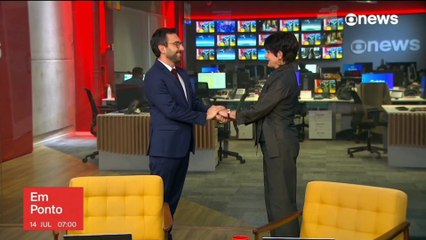 Estreia de Victor Boyadjian no GloboNews Em Ponto (14/07/2025)