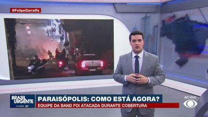 Felipe Garraffa fala sobre ataque contra jornalistas da Band: "Graças a Deus nossa equipe está bem"