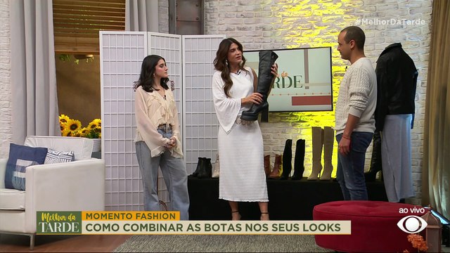 Como combinar botas nos looks? Figurinistas dão dicas | Melhor da Tarde
