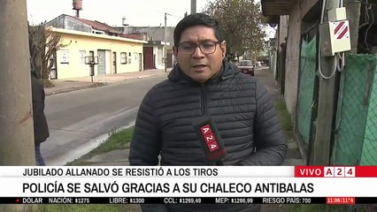 Así reaccionó el jubilado que baleó a un policía y terminó muerto