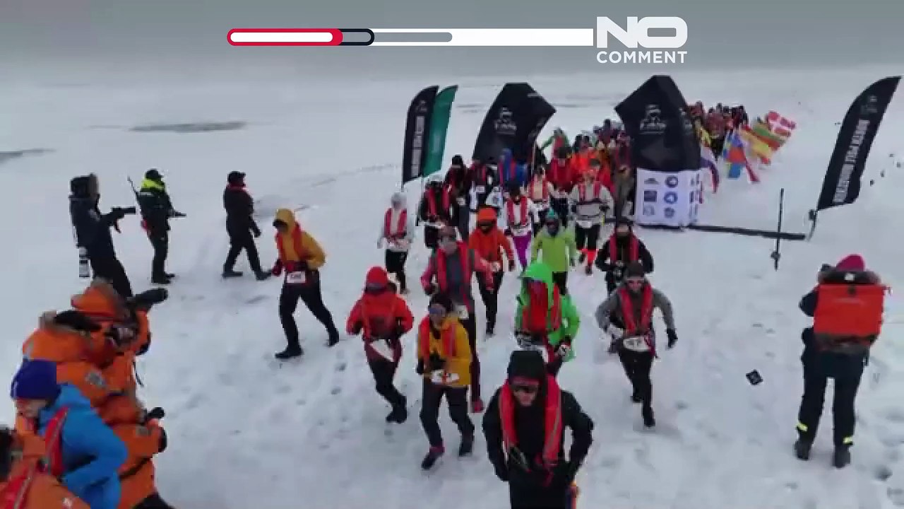 Eisläufer bezwingen herausforderungen am nordpol