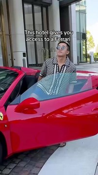 This Beverly Hills Hotel Lets You Drive a Ferrari