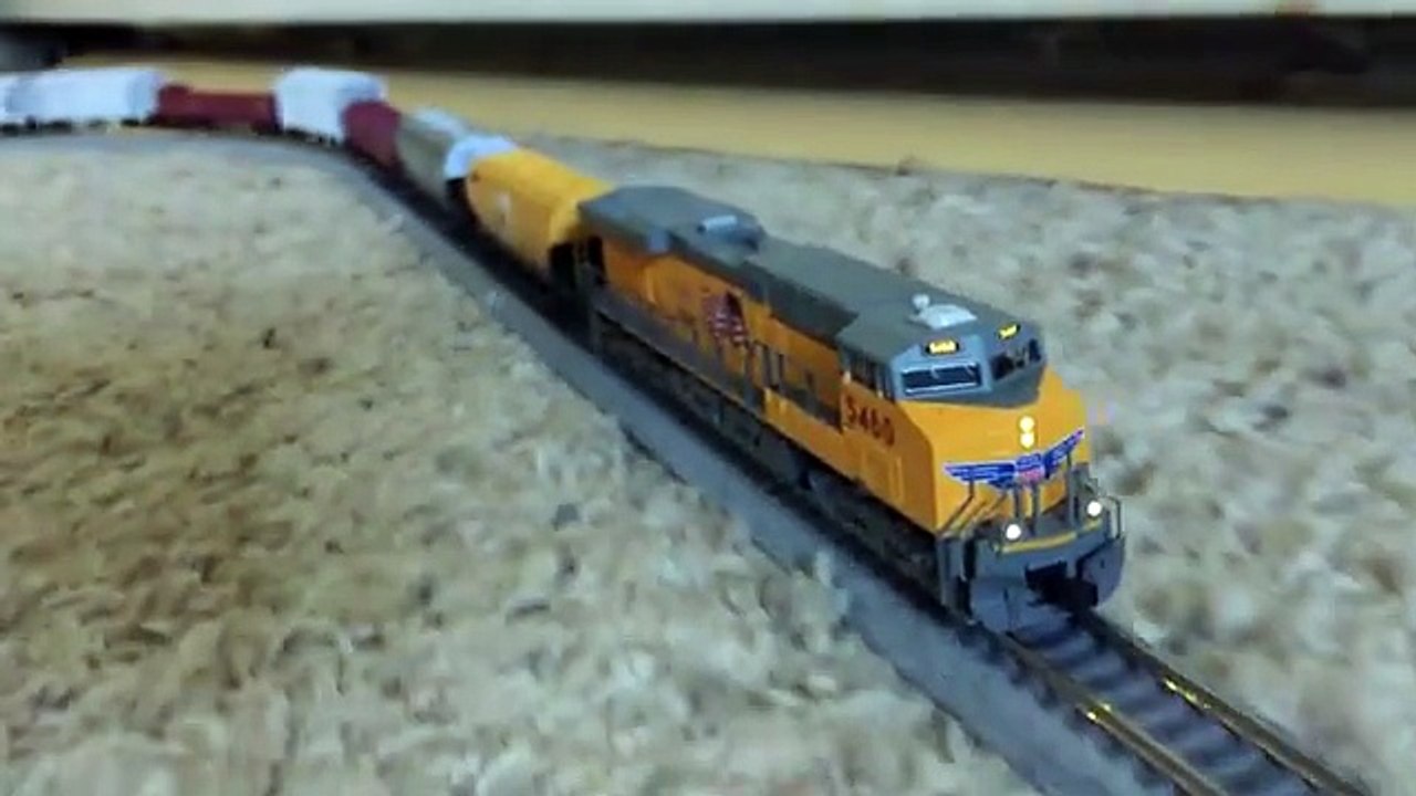 My Kato N Scale Train Set