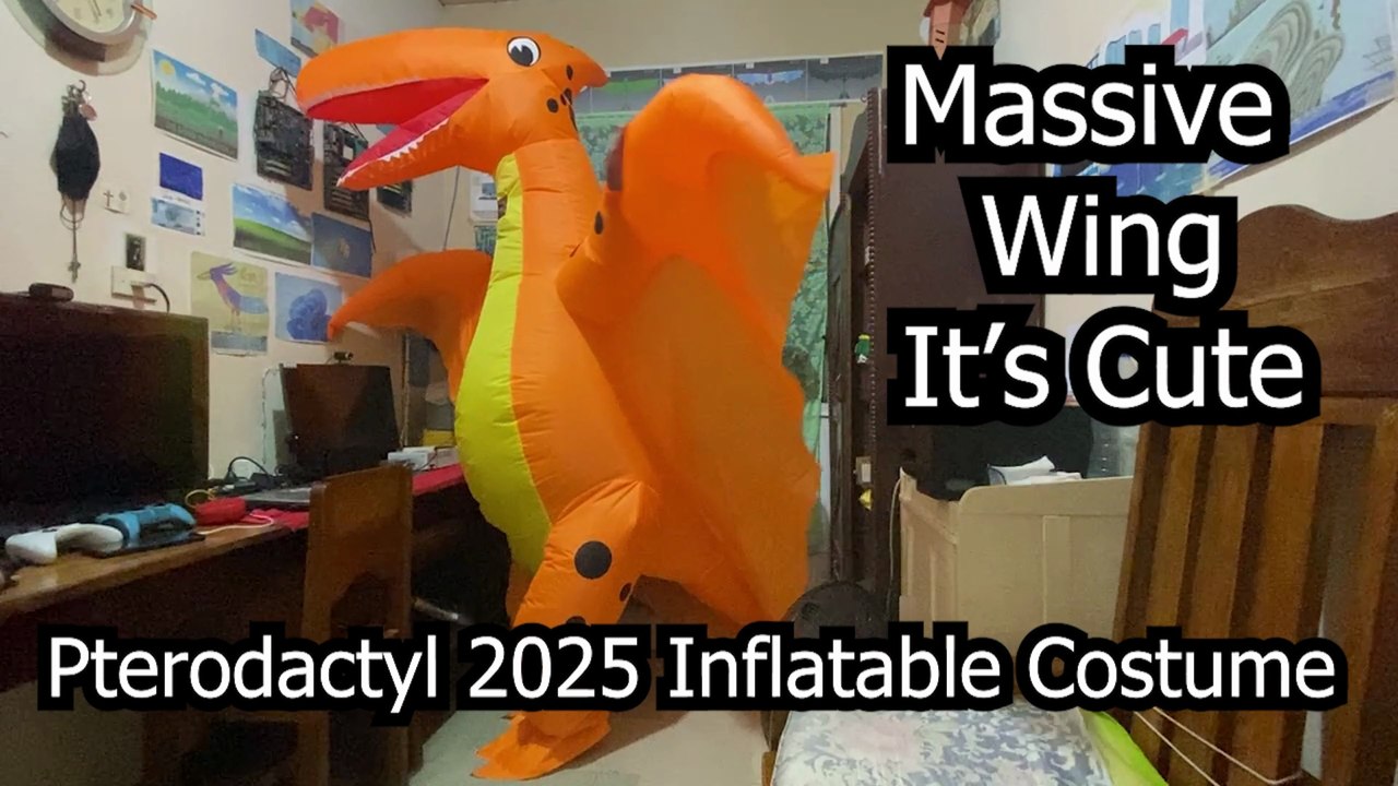 Pterodactyl 2025 Inflatable Dinosaur Costume