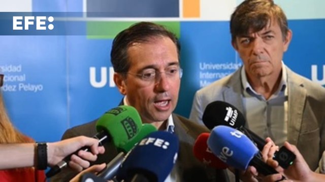 Albares dice no tener constancia del envío de misiles Patriot de Estados Unidos a Ucrania