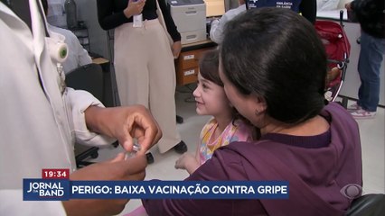 Baixa vacinação contra a gripe preocupa no Brasil