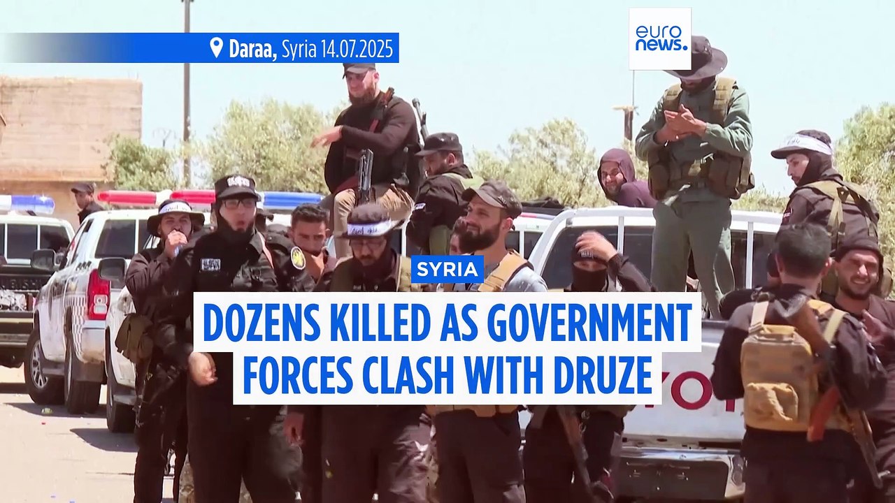 At least 30 killed as Syrian government forces clash with Druze militias, Bedouin tribes