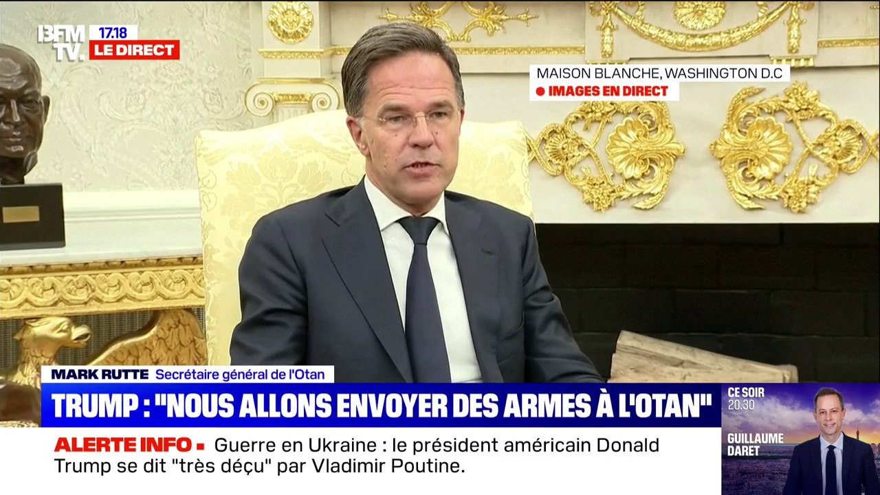 Guerre Russie-Ukraine: "Nous allons travailler à travers le système de l'OTAN pour connaître les besoins de l'Ukraine", explique Mark Rutte, le secrétaire général de l'OTAN