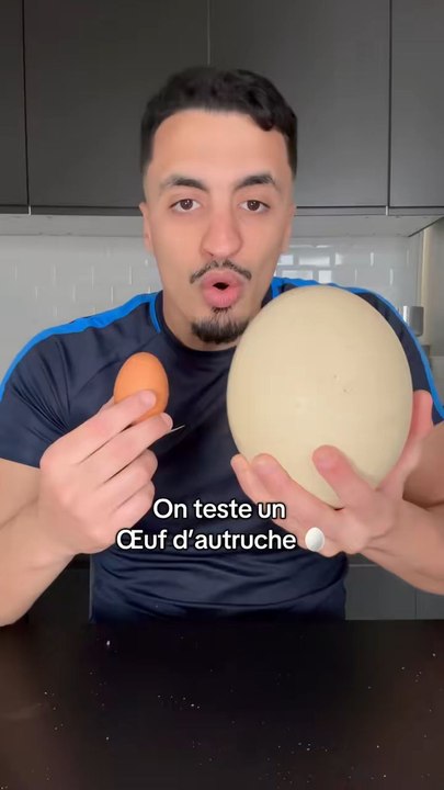 On teste un Œuf d'autruche 🥚