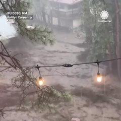 Home Swept Away in Flash Flood in Ruidoso, NM