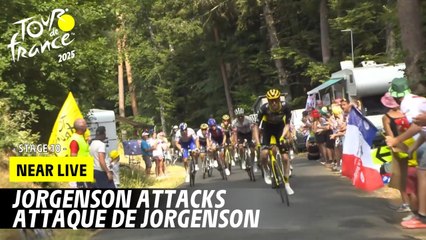 Jorgenson attacks - Stage 10 - Tour de France 2025