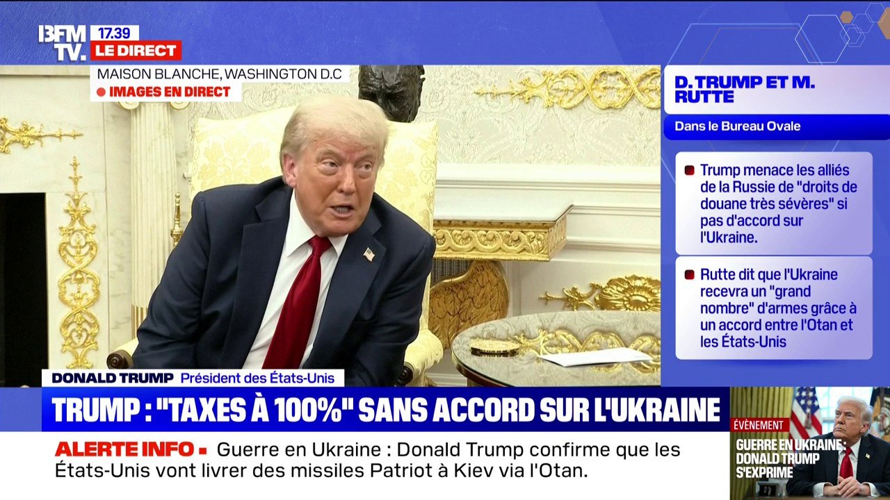 Ukraine: "[Vladimir Poutine] a mené en bateau Bush, Obama et Biden mais pas moi", déclare Donald Trump
