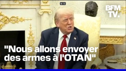 Livraisons d'armes à l'Ukraine, sanctions...La conférence de presse de Donald Trump en intégralité