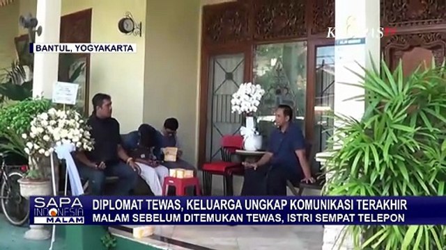 Diplomat Muda Kemlu Ditemukan Tewas di Kamar Kos, ini Komunikasi Terakhir dengan Istri | SAPA MALAM
