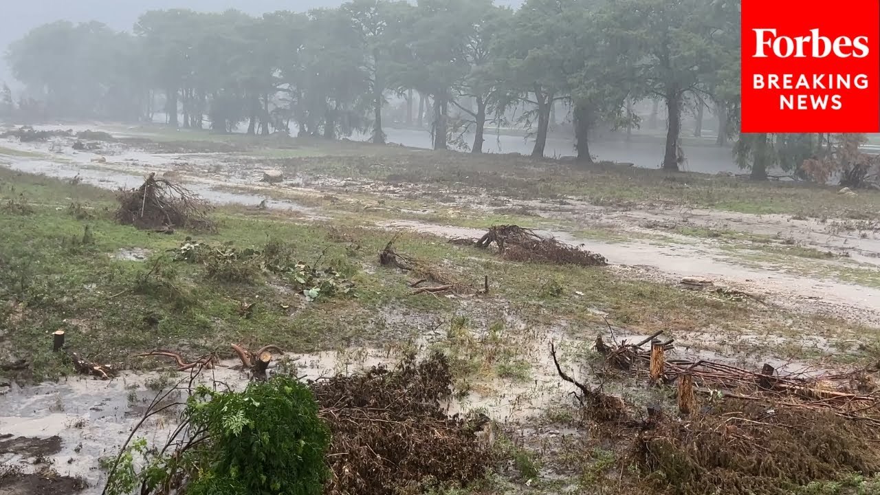 Heavy Rain Continues To Fall In Kerr County As Storms Hit Region Still Reeling From July 4th Floods