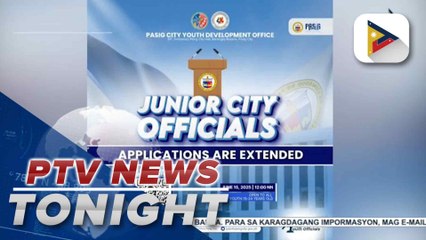 Pasig LGU extends deadline for Junior Officials Program