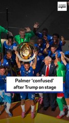 Palmer ‘confused’ after Trump on stage