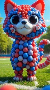 Foam Ball Animals Explode Into Real Life! Epic Cartoon Transformation!