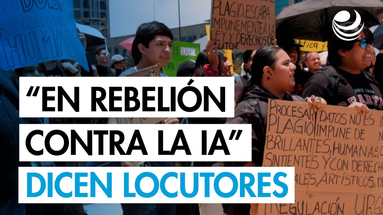 Locutores y actores de doblaje mexicanos se declaran en "rebelión contra las máquinas"