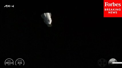 The Axiom-4 Crew Undocks From The International Space Station To Begin Their Journey To Earth