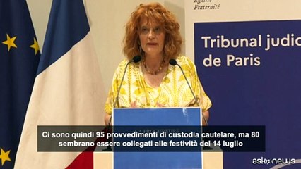 Parigi, 80 arresti (27 minori) per fatti legati alla Parata 14 luglio