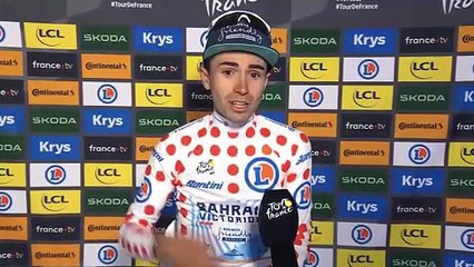 Tour de France 2025 - Lenny Martinez : "Je vais essayer de garder le maillot à pois le plus loin possible"