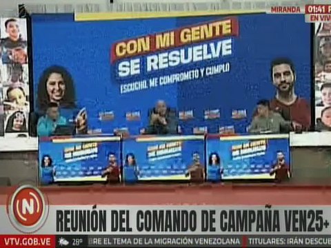 Miranda | Inicia rueda de prensa del Comando de Campaña Ven25+ en La Carlota
