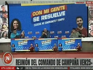 Miranda | Inicia rueda de prensa del Comando de Campaña Ven25+ en La Carlota