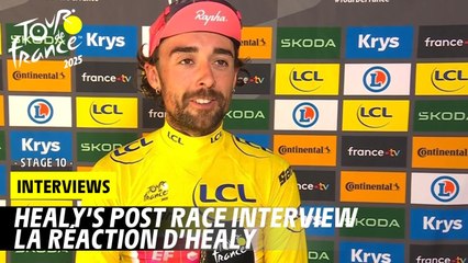 Healy's post-race interview - Stage 10 - Tour de France 2025