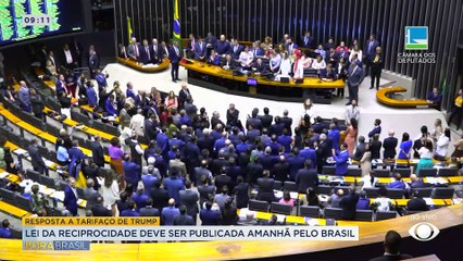 Lei da reciprocidade deve ser anunciada amanhã pelo Brasil