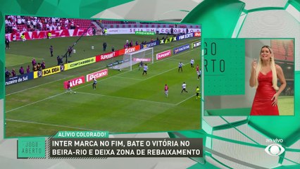 Inter bate o Vitória, mas Renata Fan cobra: ‘Tem que melhorar’